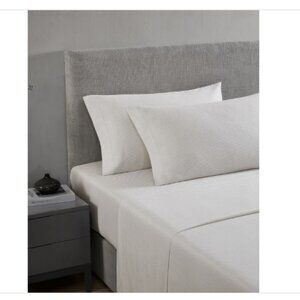 Vera Wang Lace 800 Thread Count Cotton Blend Sateen 4-Pc. Sheet Set, King - Ivor